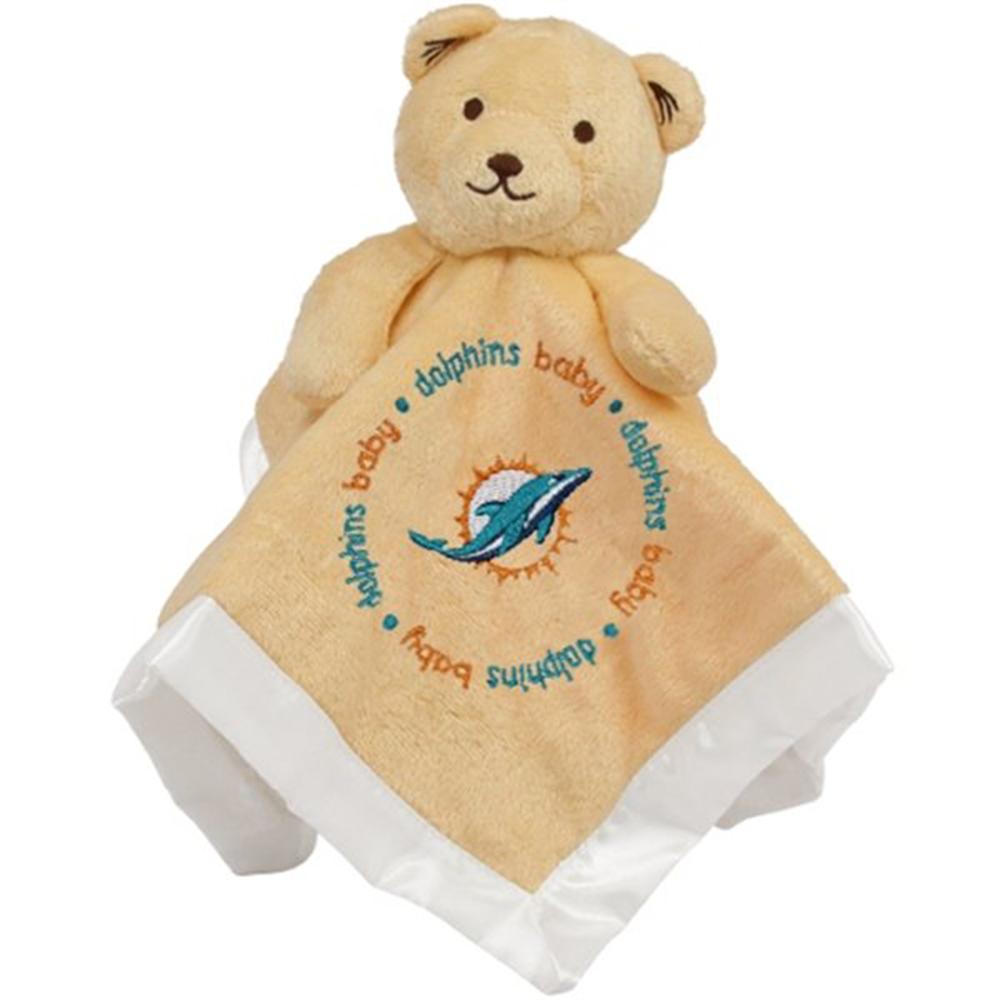 Miami Dolphins Nfl Infant Security Blanket (14 In X 14 In)