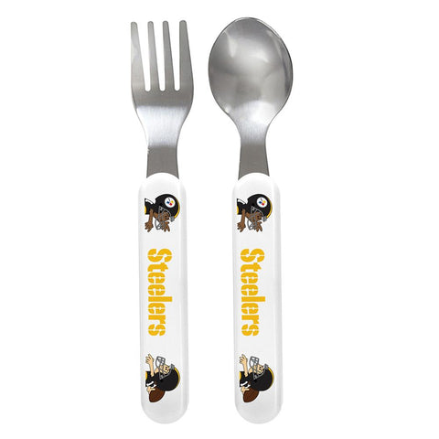 Pittsburgh Steelers Nfl Infant 2-piece Cutlery Set