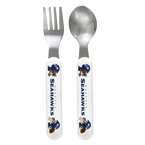 Seattle Seahawks Nfl Infant 2-piece Cutlery Set