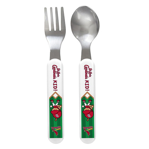 St. Louis Cardinals Mlb Infant 2-piece Cutlery Set