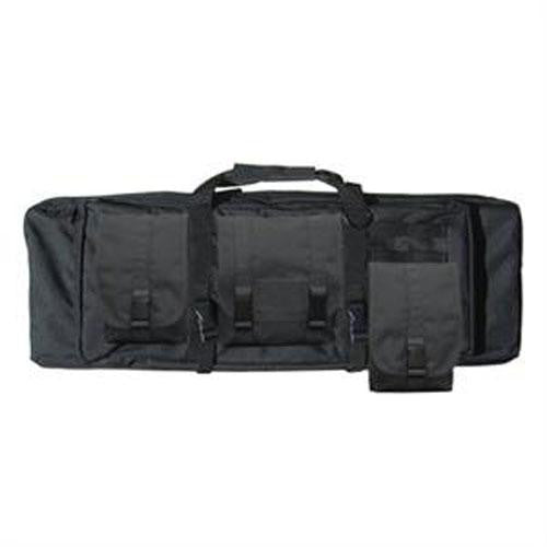 36in Modular Tactical Rifle Case (3 Detachable Pouches) Color: Black