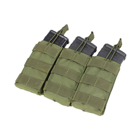 Triple M4-m16 Open-top Mag Pouch Color- Od Green