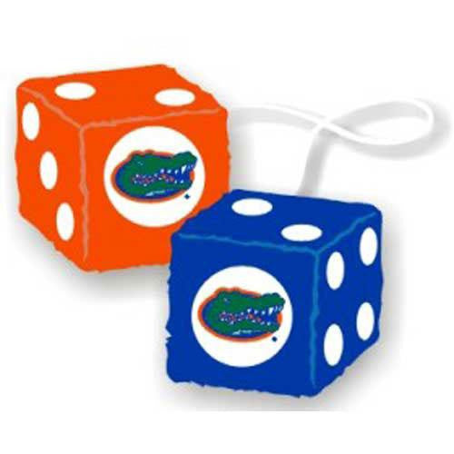 Florida Gators Ncaa 3 Car Fuzzy Dice