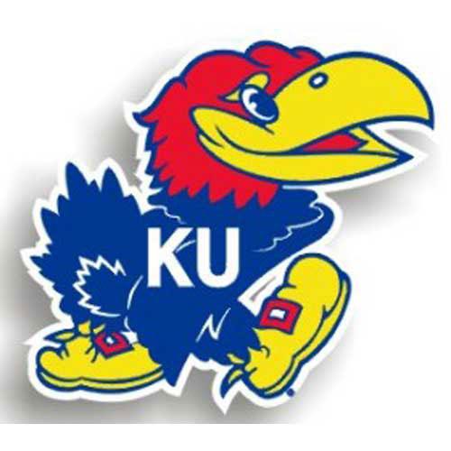 Kansas Jayhawks Ncaa 12" Car Magnet