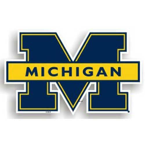 Michigan Wolverines Ncaa 12" Car Magnet