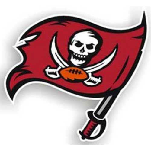 Tampa Bay Buccaneers Nfl 12" Car Magnet