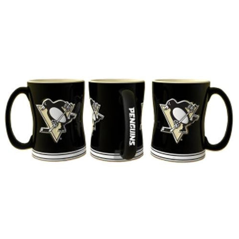 Pittsburgh Penguins NHL Coffee Mug - 15oz Sculpted (Single Mug)