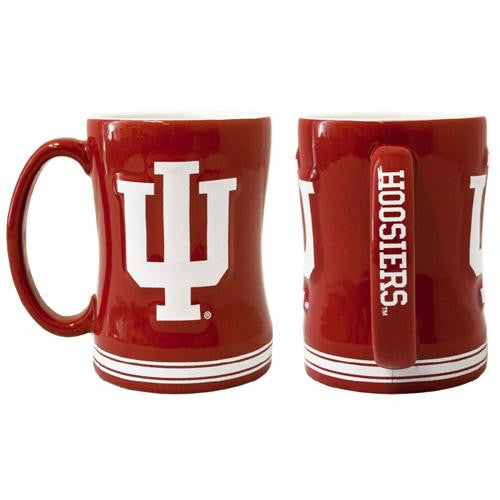 Indiana Hoosiers Ncaa Coffee Mug - 15oz Sculpted (single Mug)