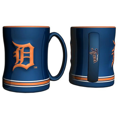 Detroit Tigers MLB Coffee Mug - 15oz Sculpted (Single Mug)