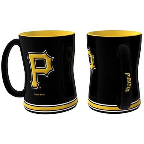 Pittsburgh Pirates MLB Coffee Mug - 15oz Sculpted (Single Mug)