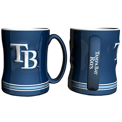 Tampa Bay Rays MLB Coffee Mug - 15oz Sculpted (Single Mug)