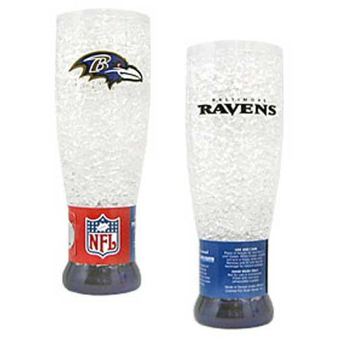 Baltimore Ravens NFL Crystal Pilsner Glass