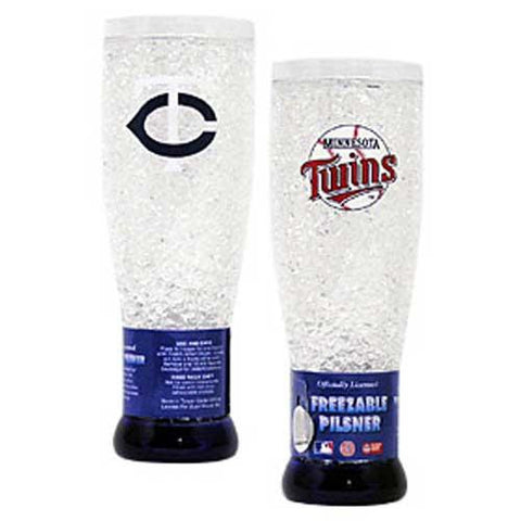 Minnesota Twins MLB Crystal Pilsner Glass