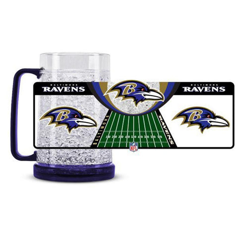 Baltimore Ravens NFL Crystal Freezer Mug