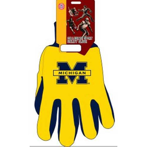 Michigan Wolverines Ncaa Two Tone Gloves