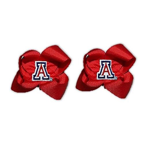 Arizona Wildcats Ncaa Hair Bow Pair