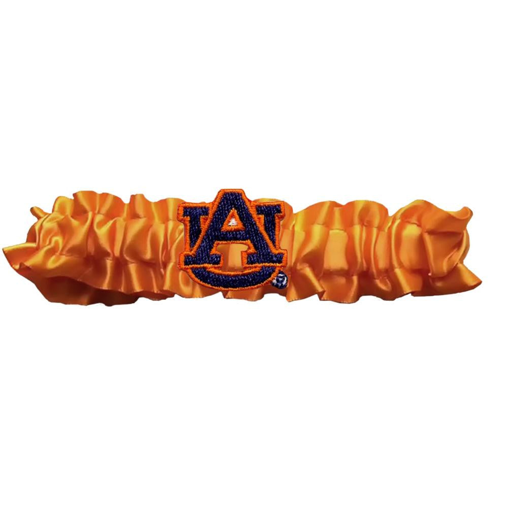 Auburn Tigers Ncaa Dainty Satin Garter (orange)