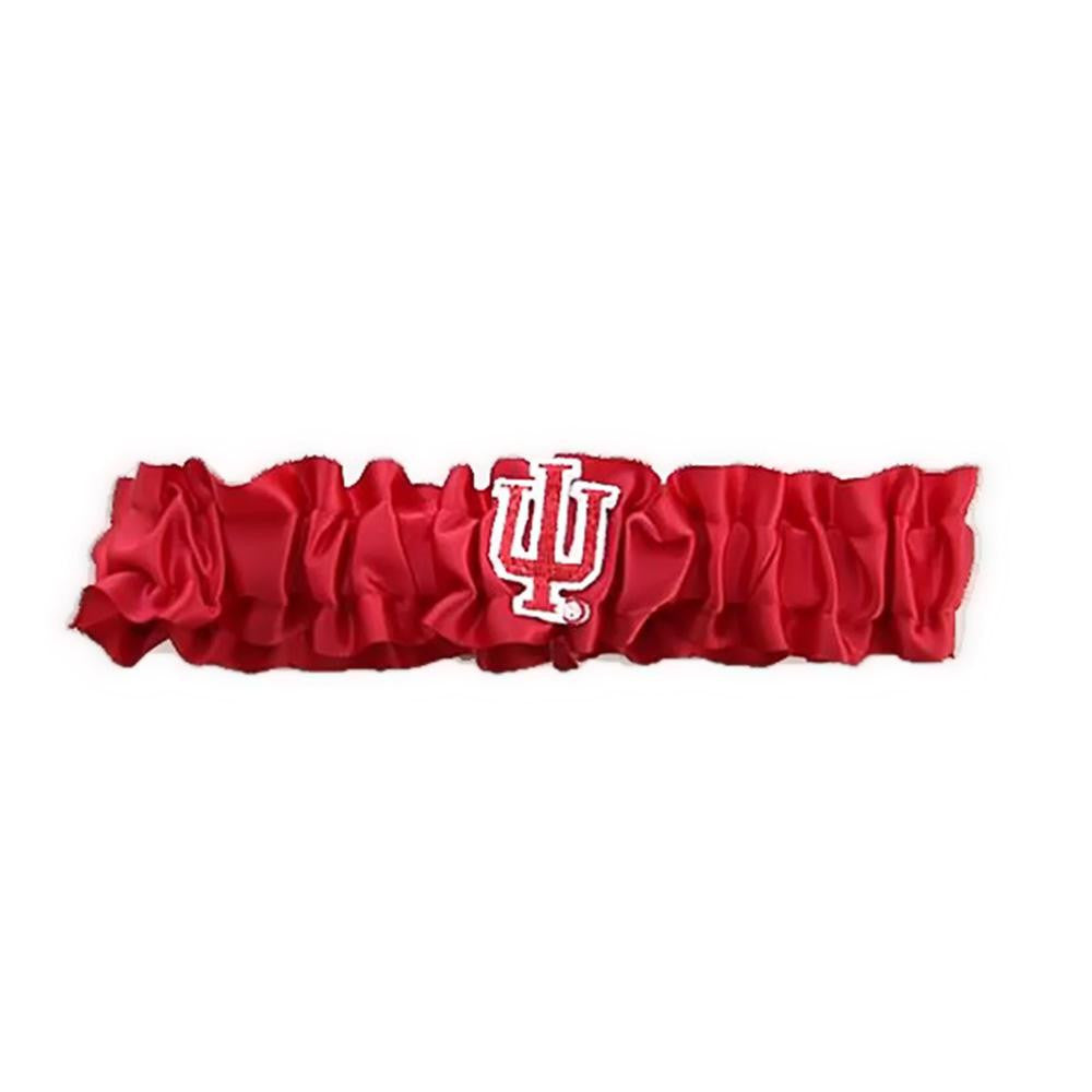 Indiana Hoosiers Ncaa Dainty Satin Garter (red)