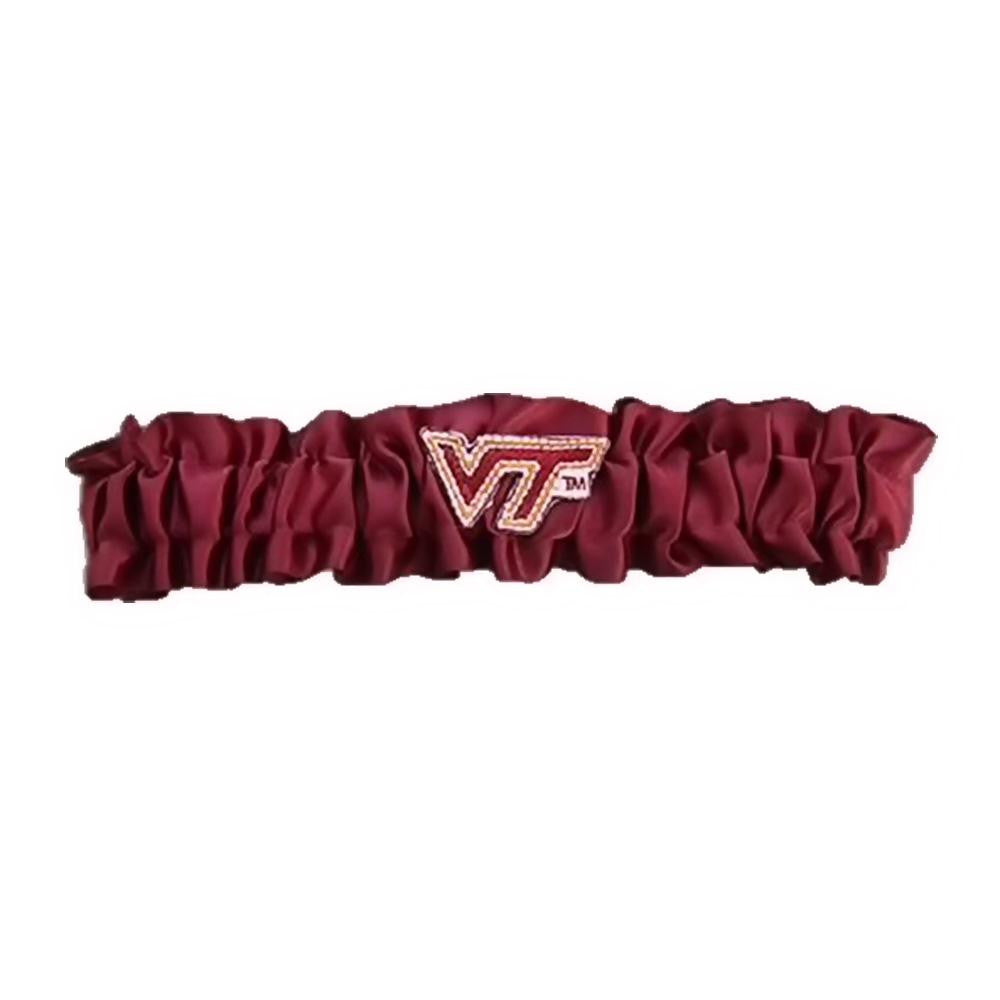 Virginia Tech Hokies Ncaa Dainty Satin Garter (maroon)