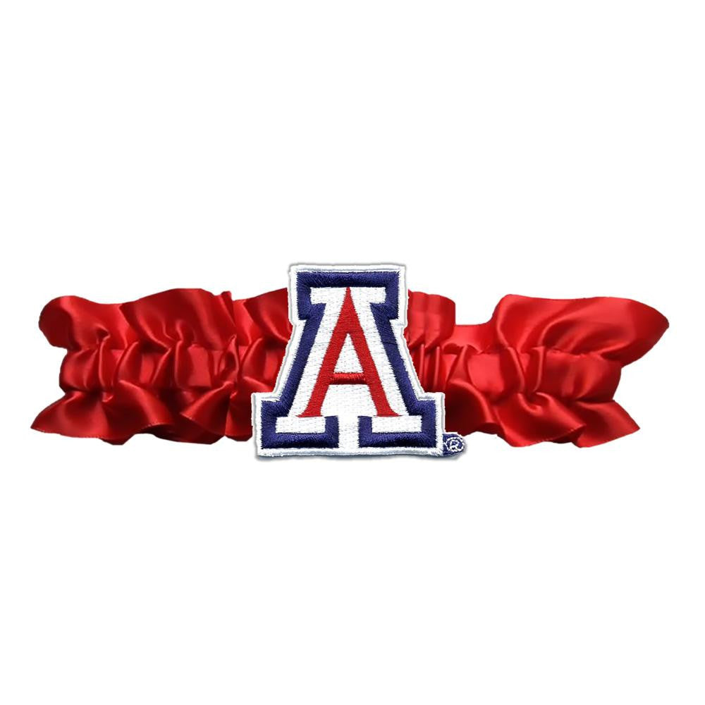 Arizona Wildcats Ncaa Satin Garter (red)