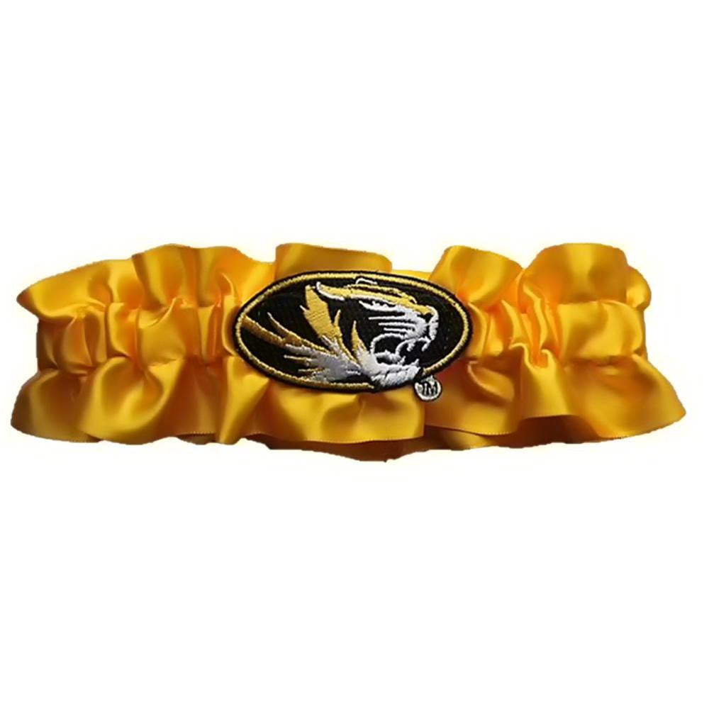Missouri Tigers Ncaa Satin Garter (yellow)