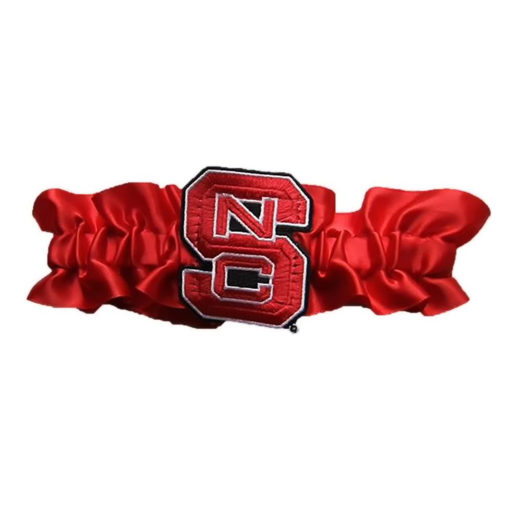 North Carolina State Wolfpack Ncaa Satin Garter (red)