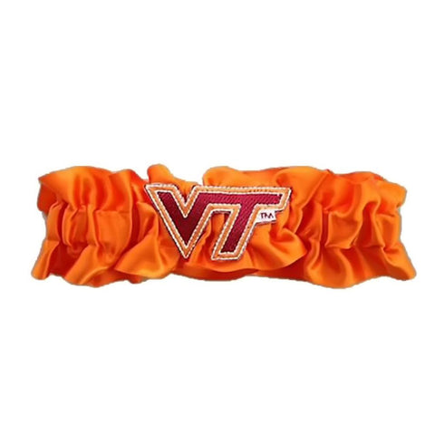 Virginia Tech Hokies Ncaa Satin Garter (orange)