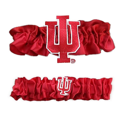 Indiana Hoosiers Ncaa Garter Set "one To Keep One To Throw" (red-red)