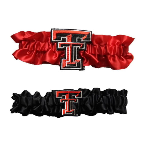 Texas Tech Red Raiders Ncaa Garter Set "one To Keep One To Throw" (red-black)