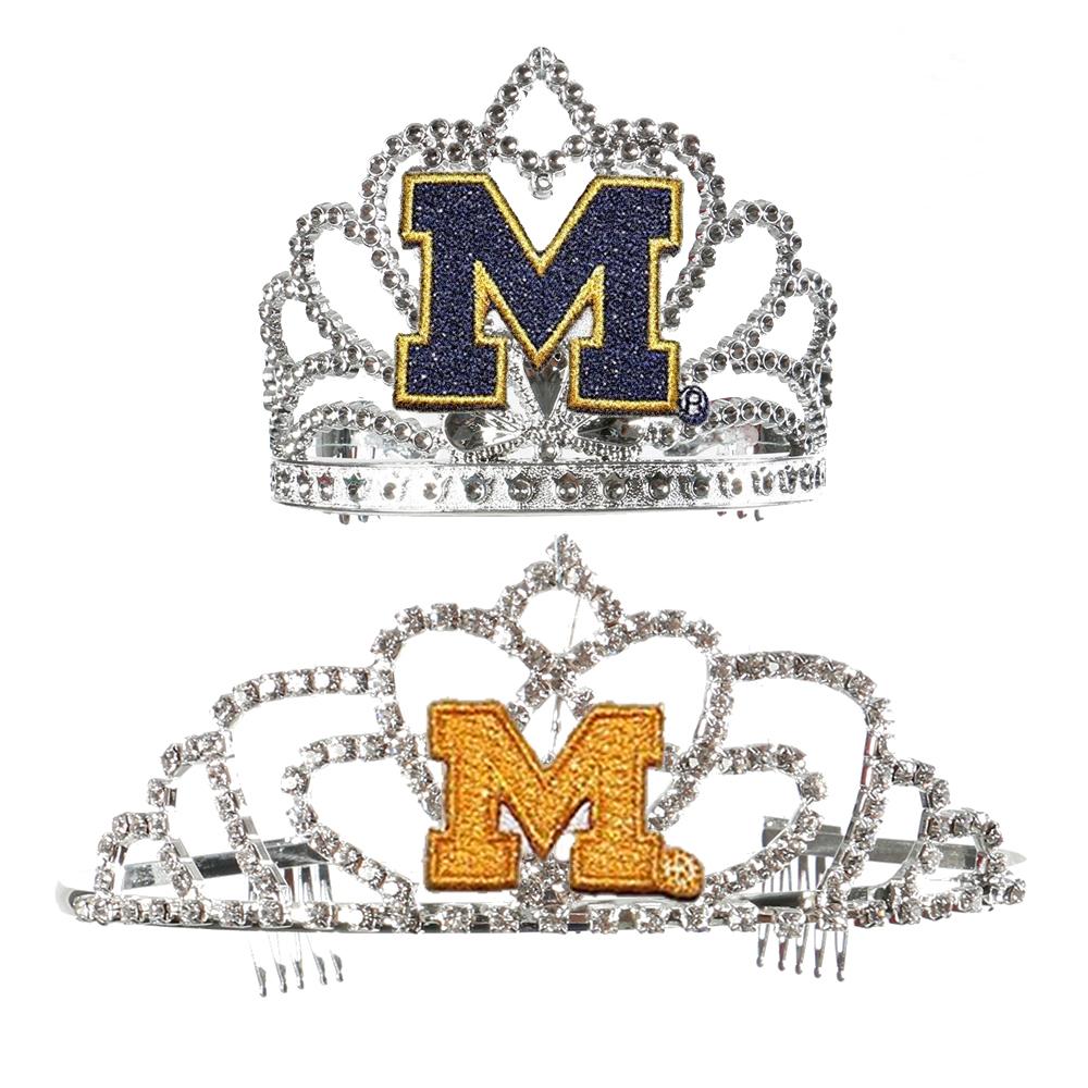 Michigan Wolverines Ncaa Mom And Daughter Royal Tiaras