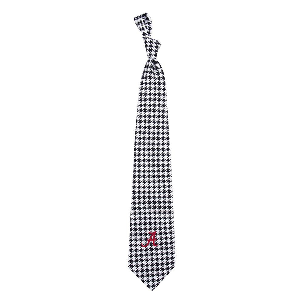 Alabama Crimson Tide Ncaa Houndstooth Woven Mens Tie