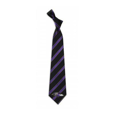 Baltimore Ravens Nfl Woven 1 Mens Tie (100 Percent Polyester)