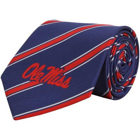 Mississippi Rebels Ncaa Woven 1 Mens Tie (100 Percent Polyester)