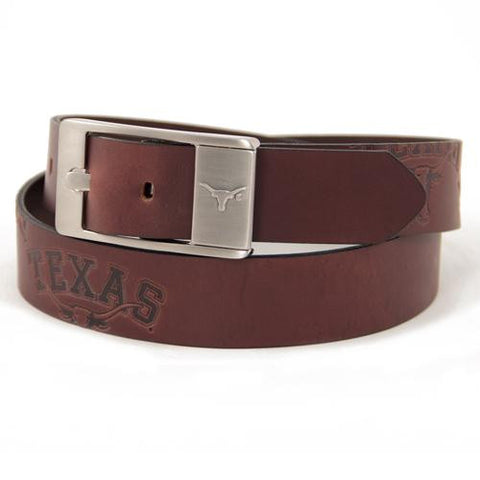 Texas Longhorns Ncaa Men's Embossed Leather Belt (size 34)