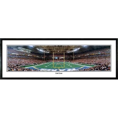 St. Louis Rams "end Zone" - 13.5"x39" Standard Black Frame
