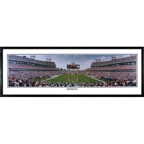 Tennessee Titans "opening Day" - 13.5"x39" Standard Black Frame