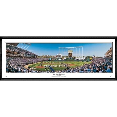 Kansas City Royals "true Blue Tradition" - 13.5"x39" Standard Black Frame