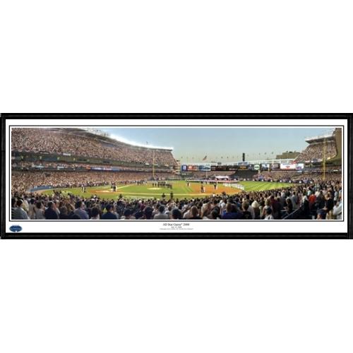 Yankee Stadium "2008 Mlb Allstar Game" - 13.5"x39" Standard Black Frame