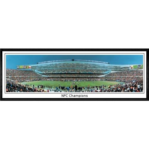 Chicago Bears "nfc Champions" - 13.5"x39" Standard Black Frame