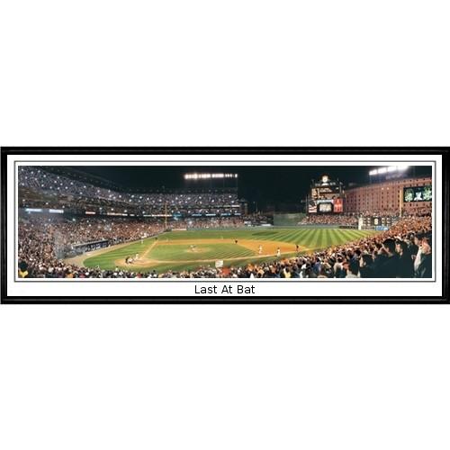 Baltimore Orioles "last At Bat" - 13.5"x39" Standard Black Frame