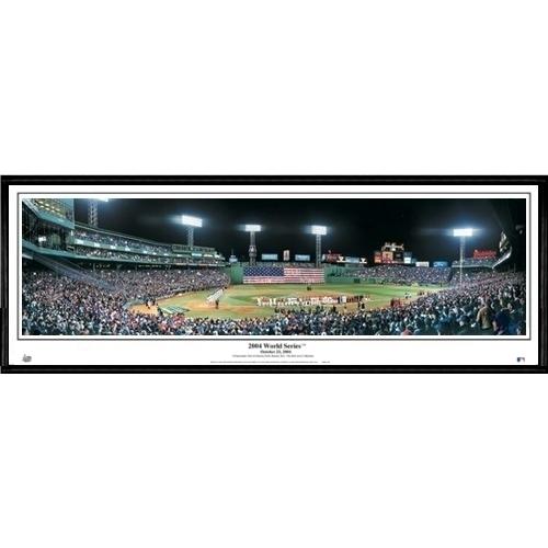 Boston Red Sox "2004 World Series" - 13.5"x39" Standard Black Frame