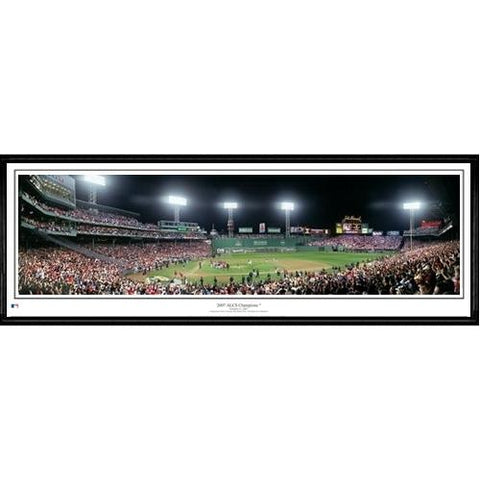 Boston Red Sox "alcs Champions"  - 13.5"x39" Standard Black Frame