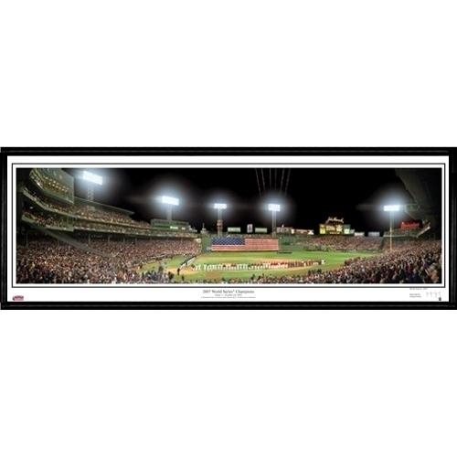 Boston Red Sox "2007 World Series Champions" - 13.5"x39" Standard Black Frame