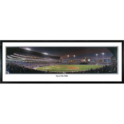 Chicago White Sox "top Of The Fifth" - 13.5"x39" Standard Black Frame