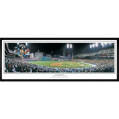 Detroit Tigers "home Run Delivery" - 13.5"x39" Standard Black Frame