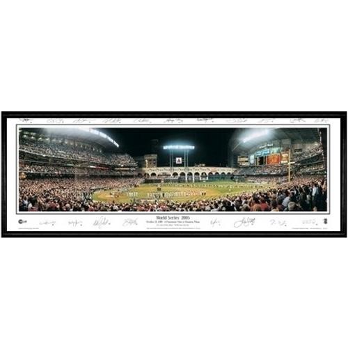 Houston Astros "world Series 2005" - 13.5"x39" Standard Black Frame