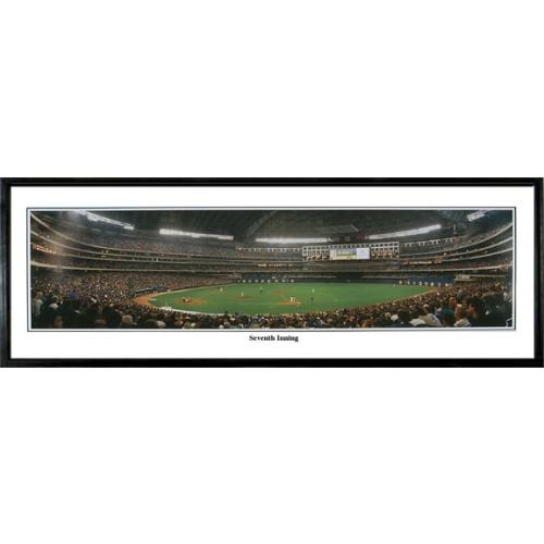Toronto Bluejays "7th Inning" - 13.5"x39" Standard Black Frame