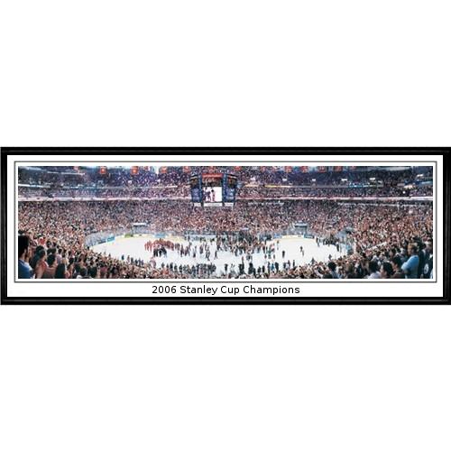 Carolina Hurricanes "2006 Stanley Cup Champions" - 13.5"x39" Standard Black Frame