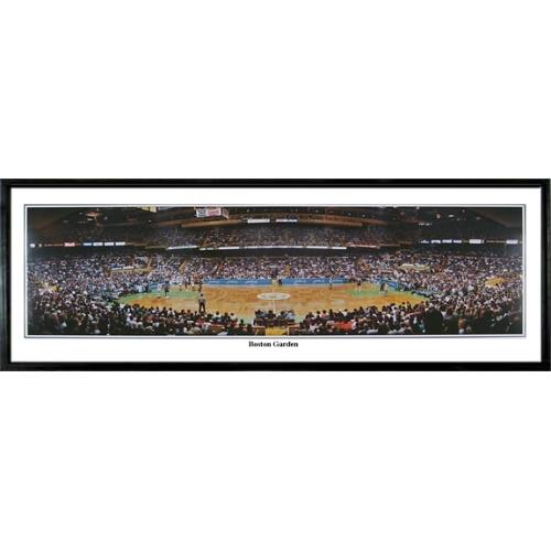 Boston Celtics "boston Garden" - 13.5"x39" Standard Black Frame