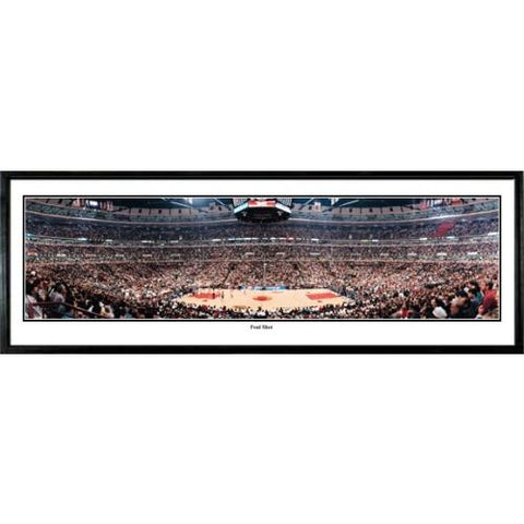 Chicago Bulls "foul Shot"  - 13.5"x39" Standard Black Frame